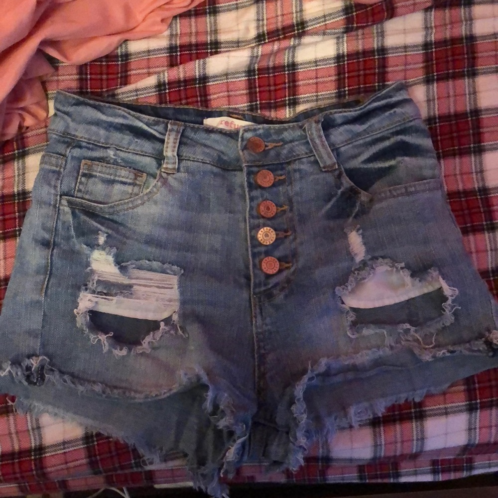 Charlotte russe refuge jean shorts size 4